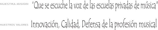Que se oiga la voz de las escuelas privadas de música